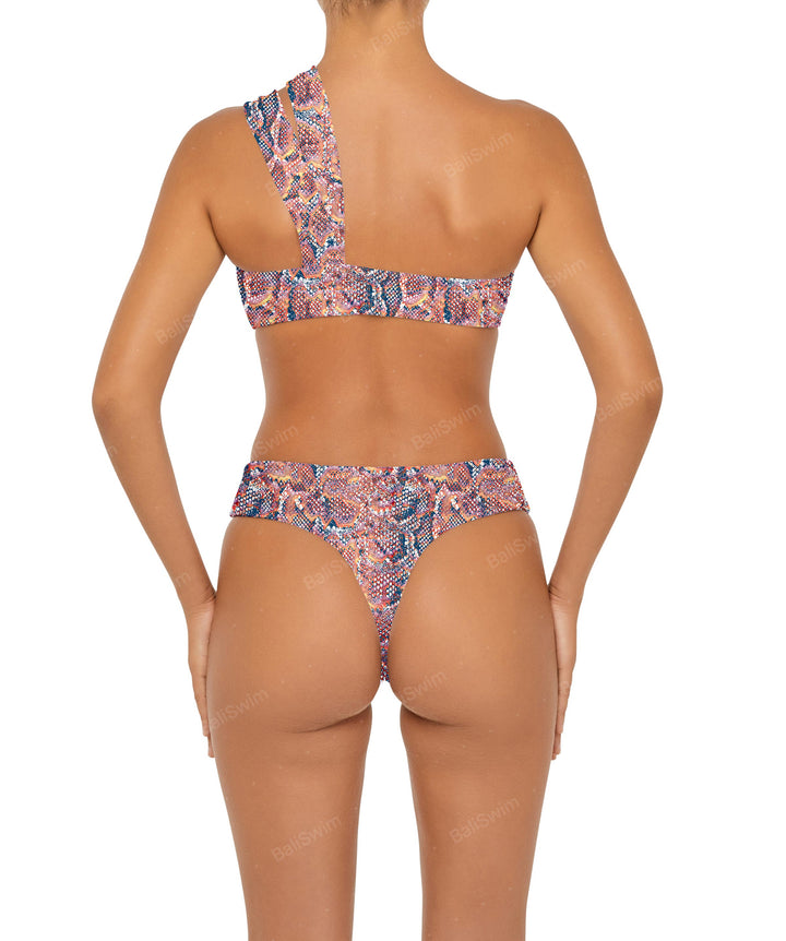 BSWS-T83 Asymmetric Bandeau Bikini Top
