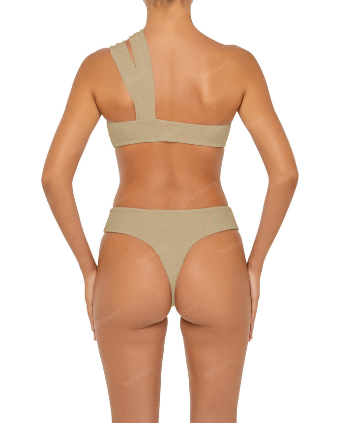 BSWS-T83 Double Strap One Shoulder Bandeau Top