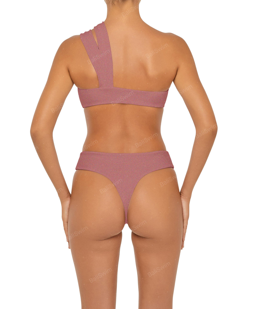 BSWS-T83 Asymmetric Bandeau Bikini Top