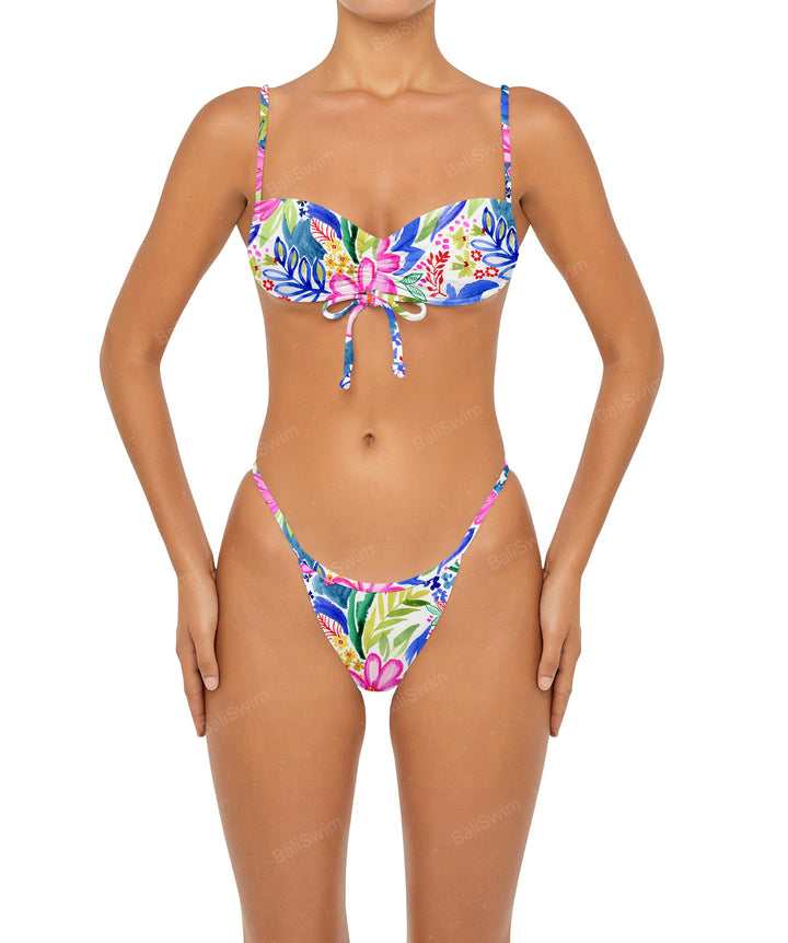 BSWS-T85 Adjustable Gathered Bikini Top