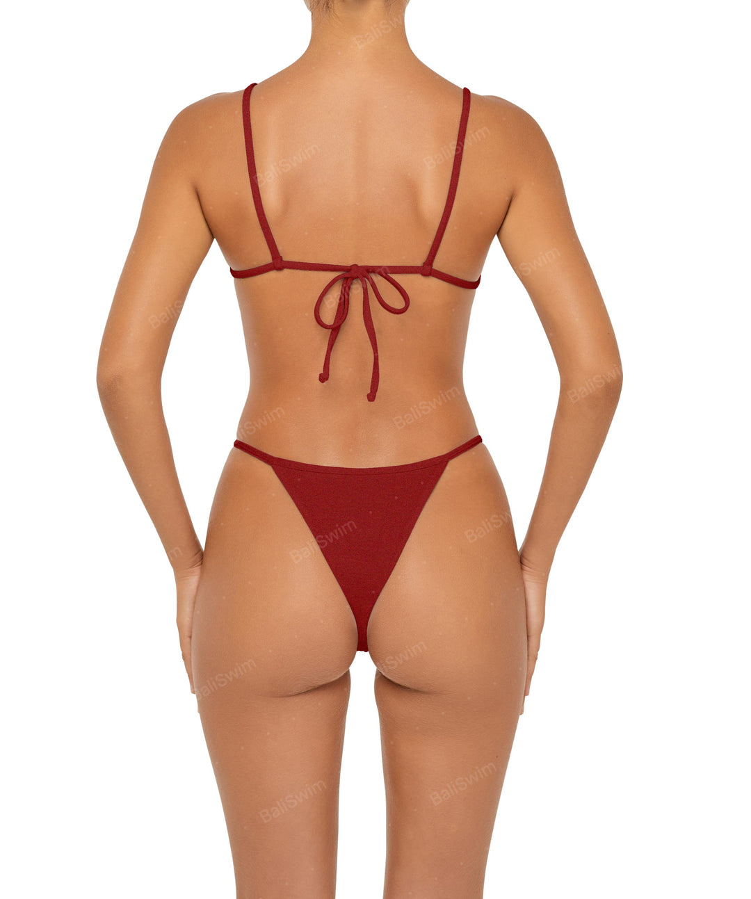 BSWS-T85 Adjustable Gathered Bikini Top