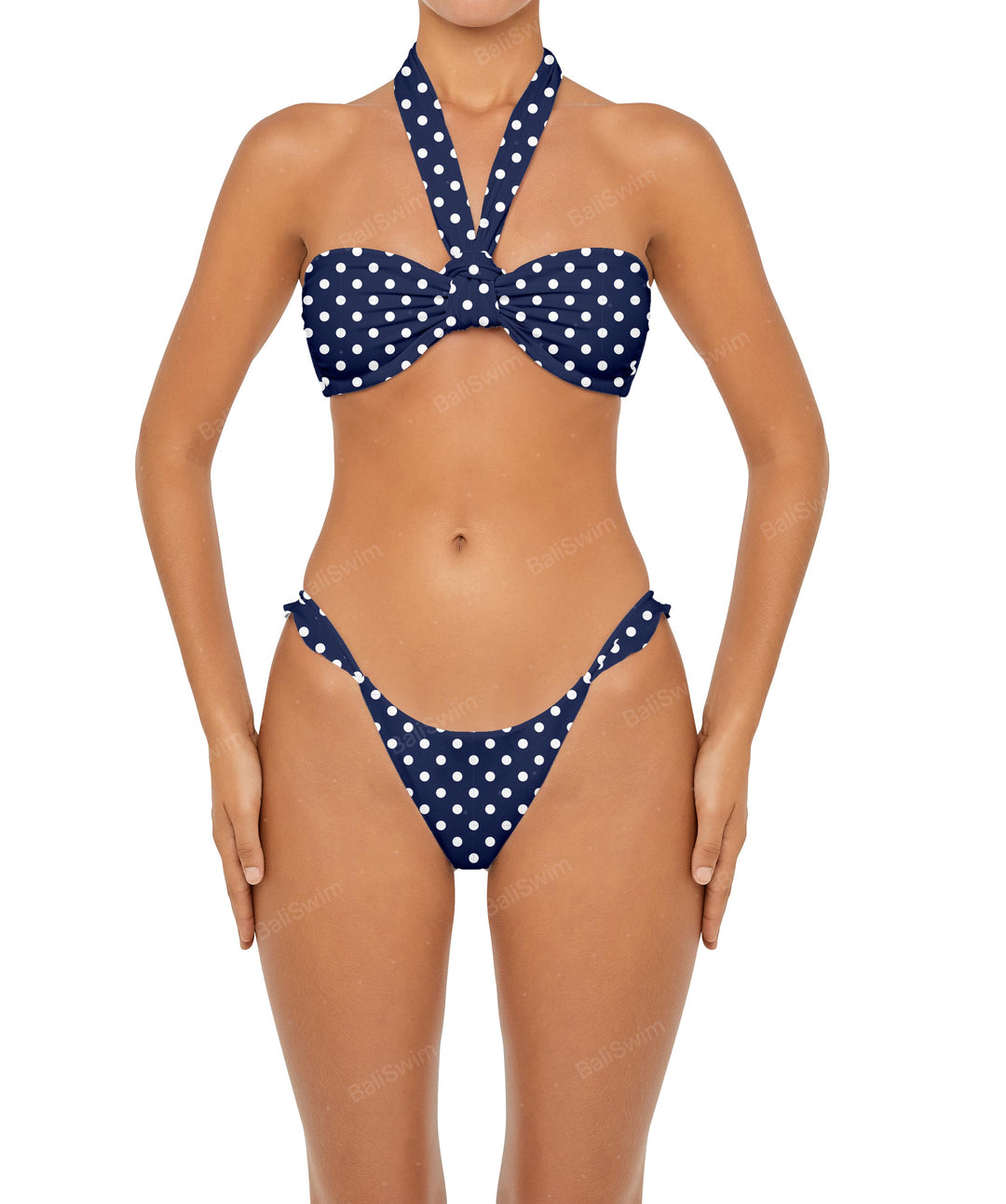 BSWS-T86 Removable Halter Bandeau Bikini Top