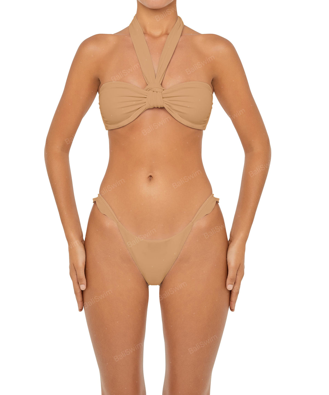 BSWS-T86 Removable Halter Bandeau Bikini Top