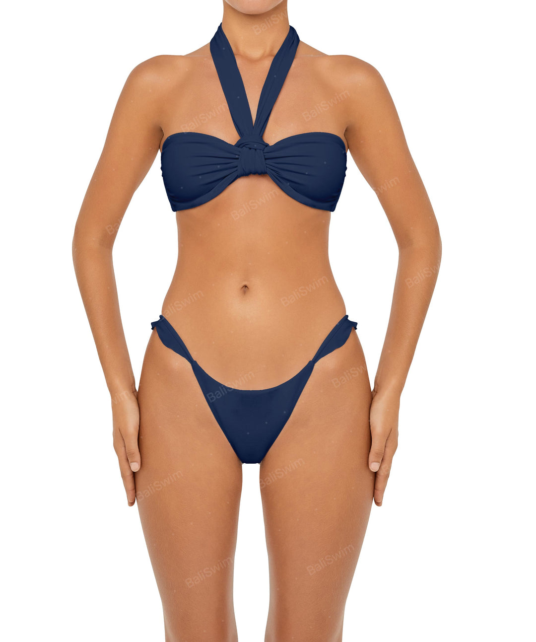 BSWS-T86 Removable Halter Bandeau Bikini Top