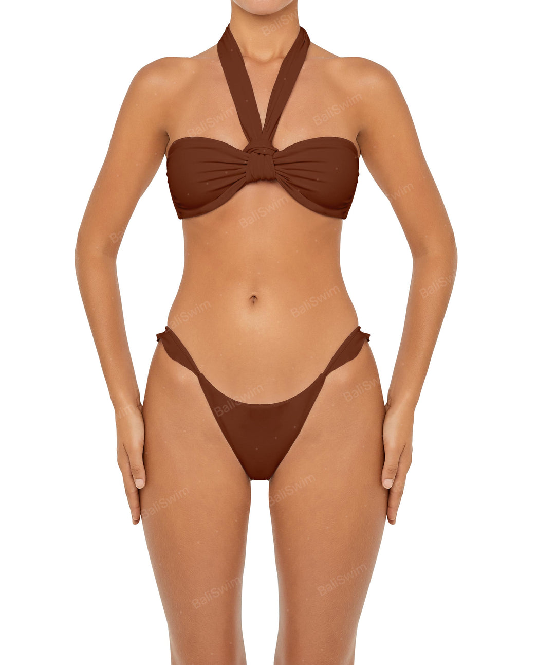 BSWS-T86 Removable Halter Bandeau Bikini Top