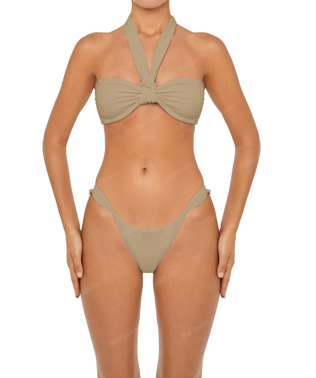 BSWS-T86 Removable Halter Bandeau Bikini Top