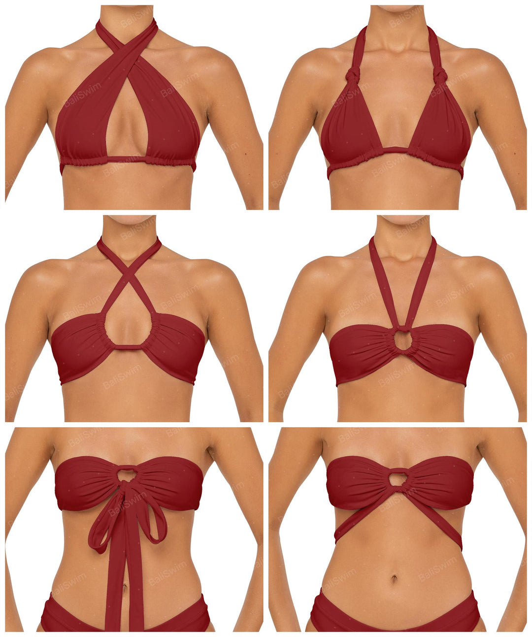 BSWS-B87 Mid Rise Bikini Bottom