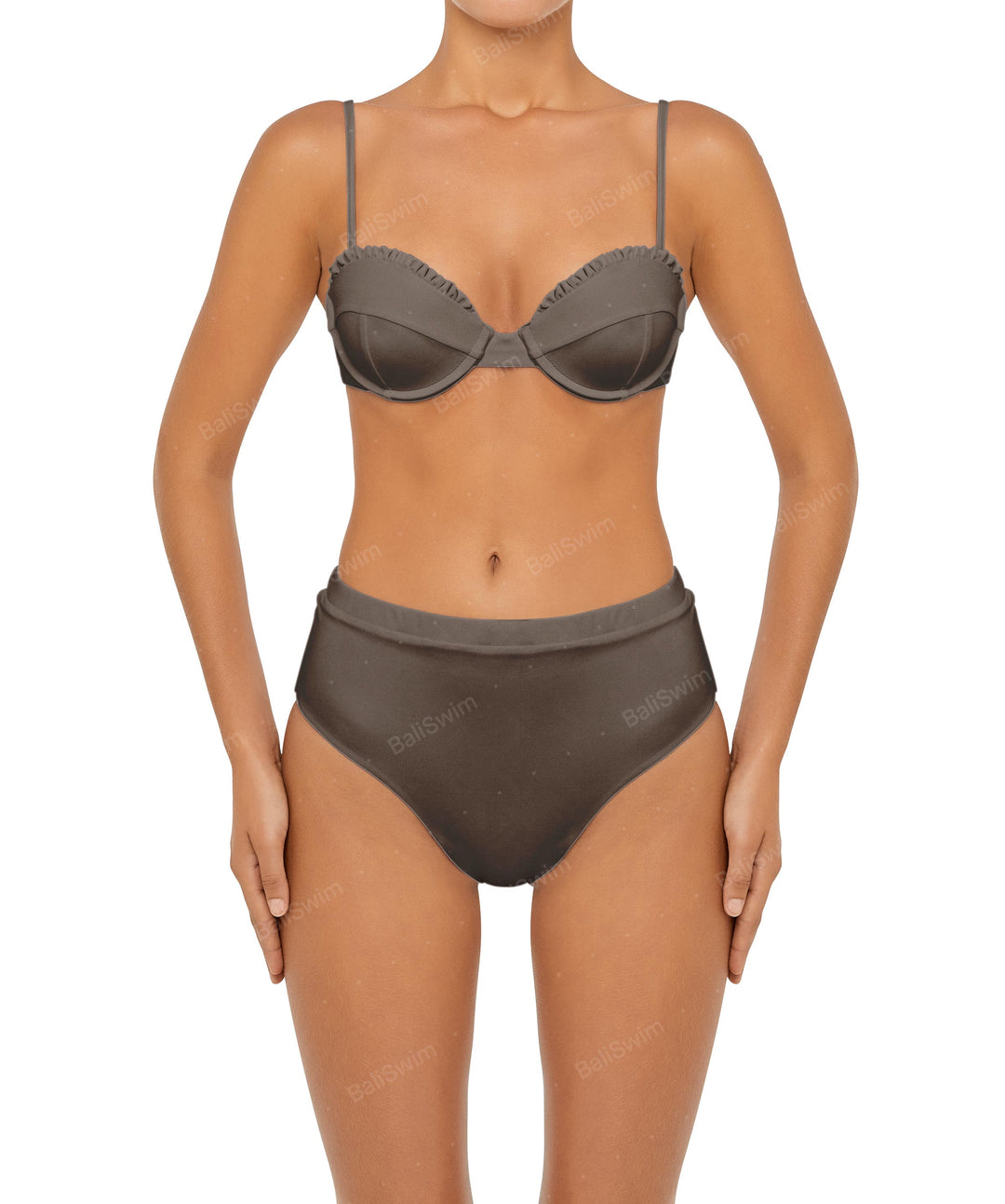 BSWS-T88 Ruffles Underwire Bikini Top
