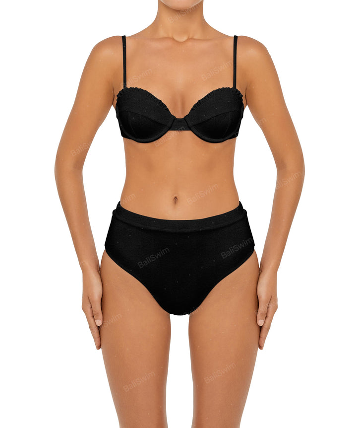 BSWS-T88 Ruffles Underwire Bikini Top