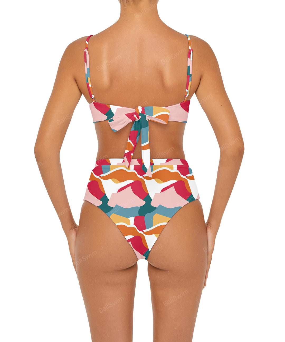 BSWS-B88 High Rise Bikini Bottom