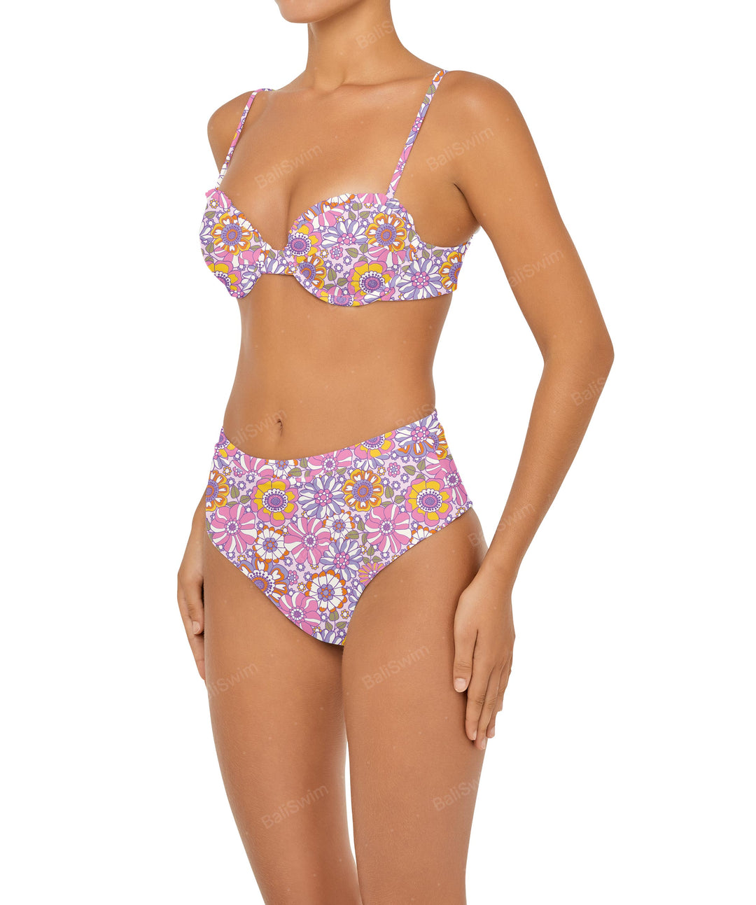 BSWS-B88 High Rise Bikini Bottom