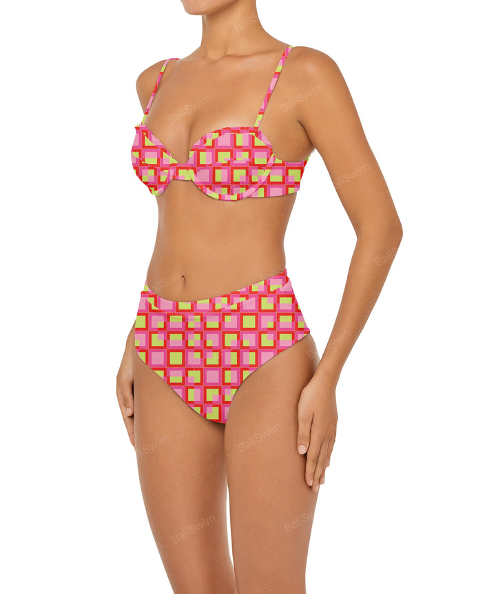 BSWS-B88 High Rise Bikini Bottom