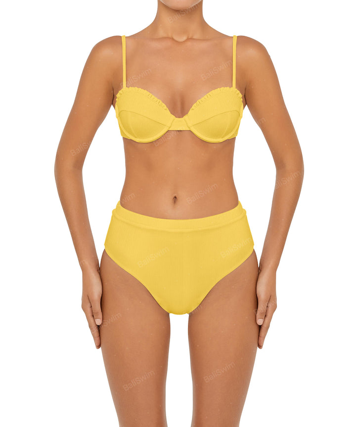BSWS-T88 Ruffles Underwire Bikini Top