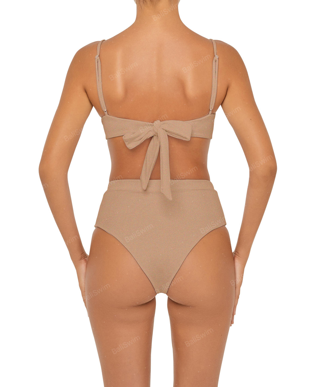 BSWS-B88 High Waisted Thin Band Bikini Bottom