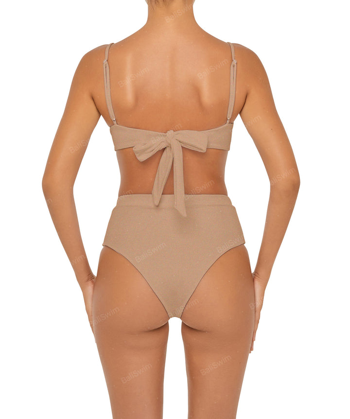 BSWS-B88 High Waisted Thin Band Bikini Bottom