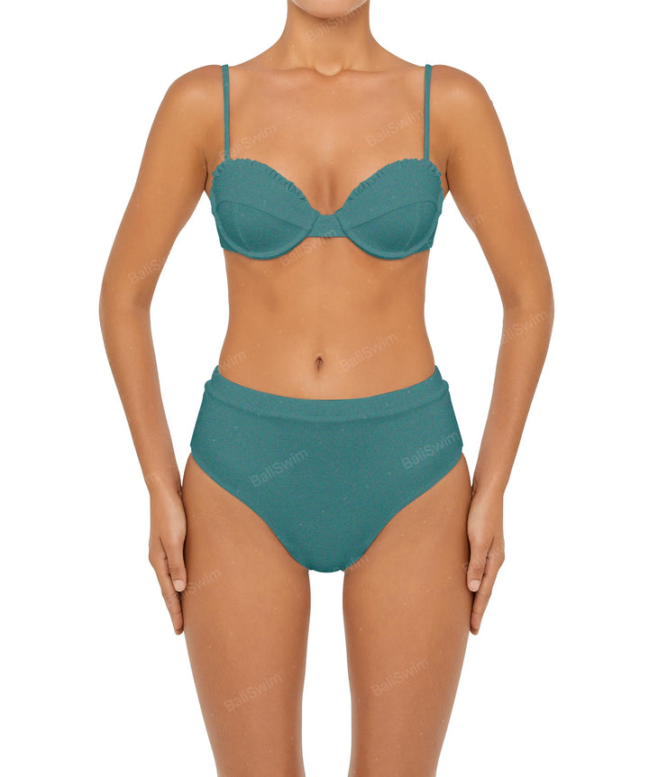 BSWS-B88 High Waisted Thin Band Bikini Bottom