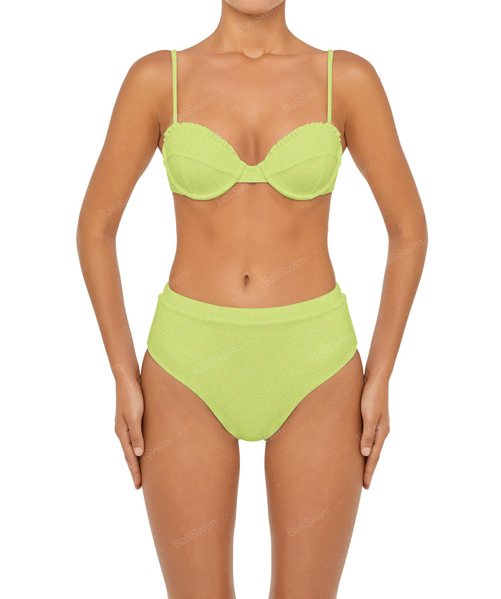 BSWS-T88 Ruffles Underwire Bikini Top