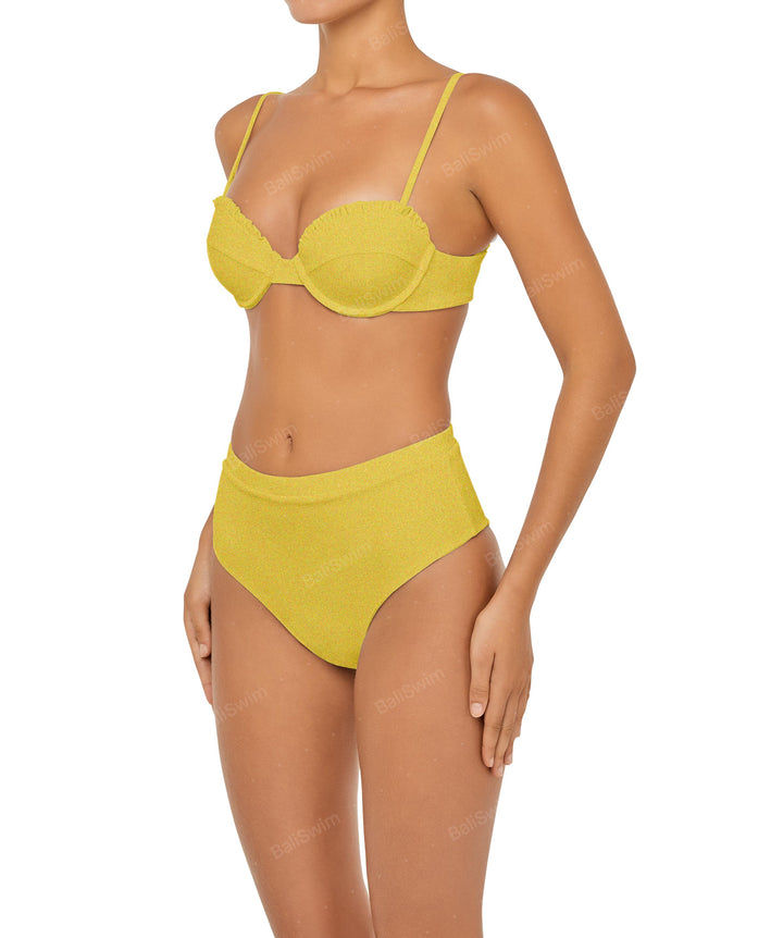 BSWS-T88 Ruffles Underwire Bikini Top