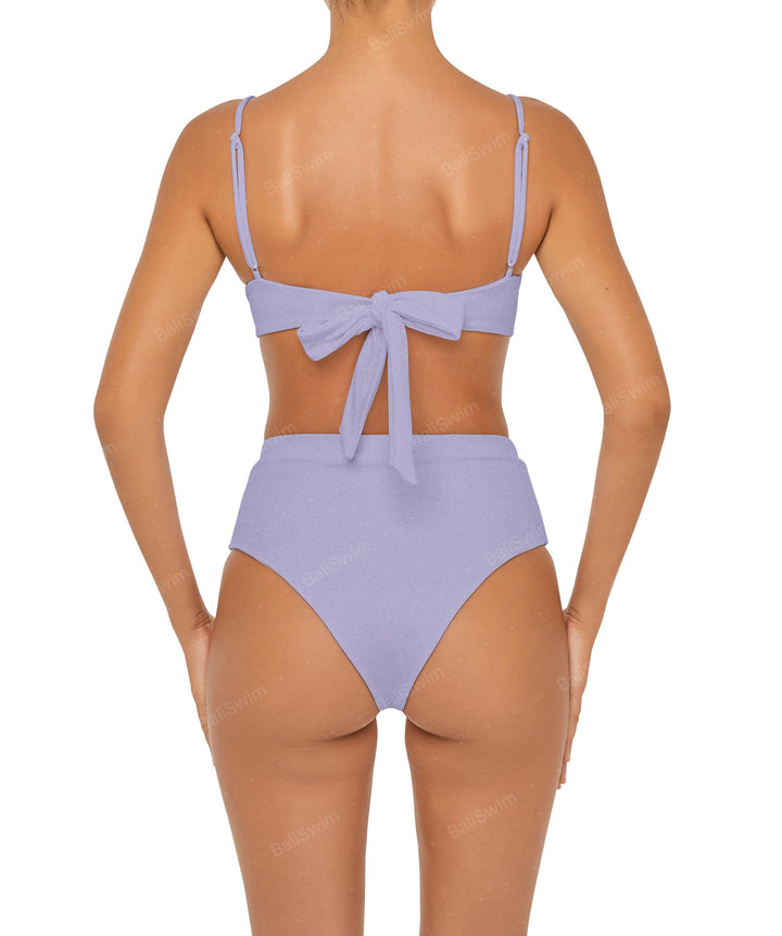 BSWS-B88 High Waisted Thin Band Bikini Bottom