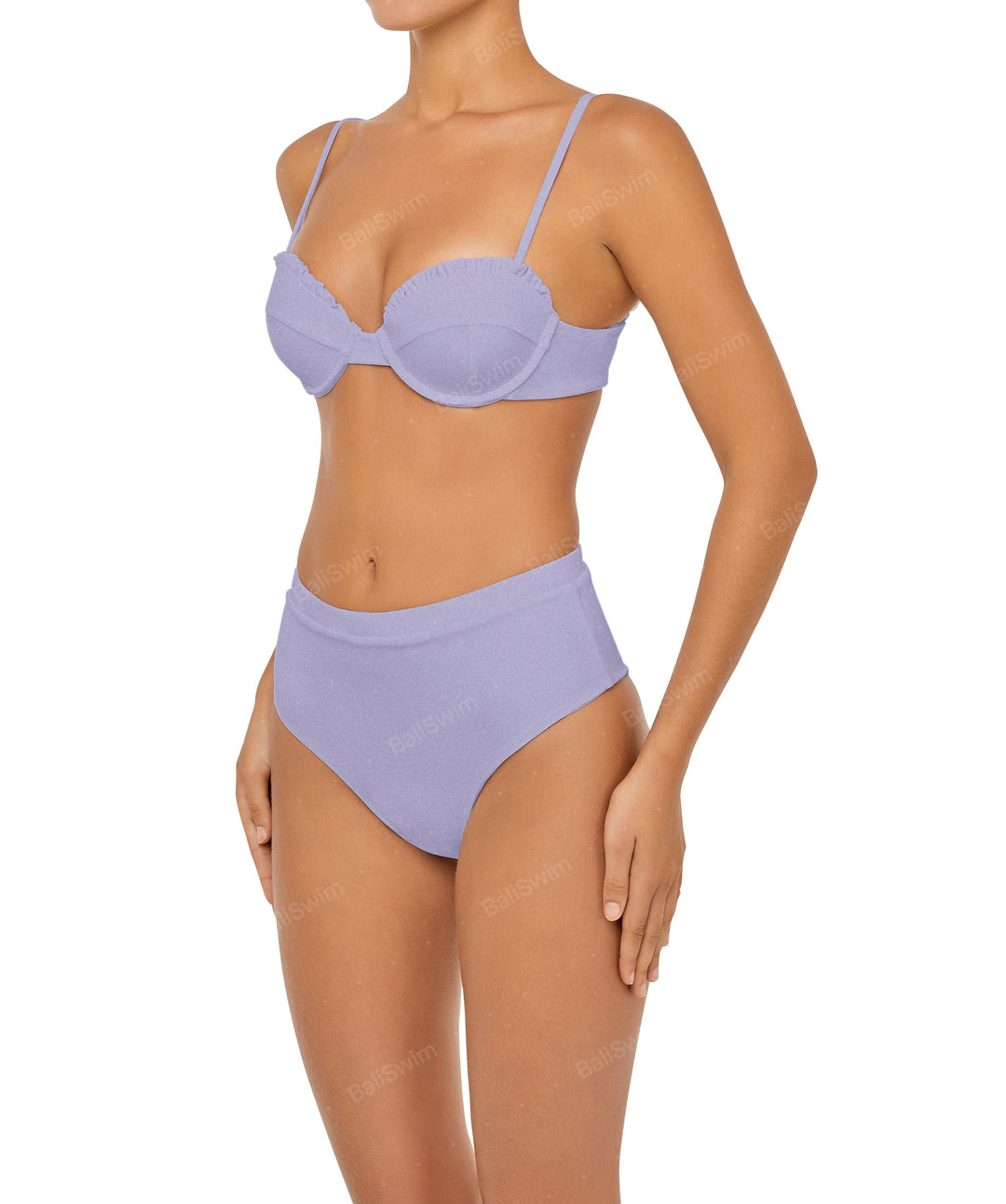 BSWS-B88 High Waisted Thin Band Bikini Bottom