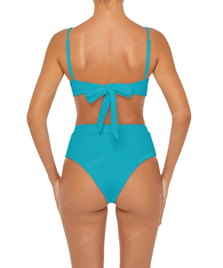 BSWS-B88 High Waisted Thin Band Bikini Bottom