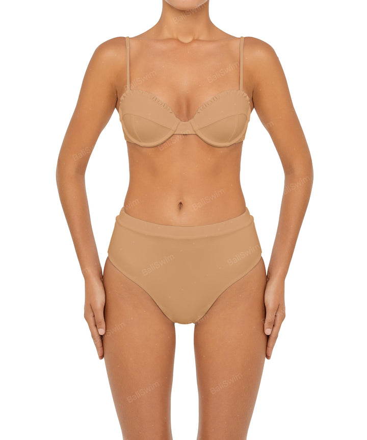 BSWS-T88 Ruffles Underwire Bikini Top