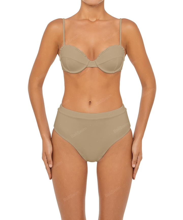 BSWS-T88 Ruffles Underwire Bikini Top