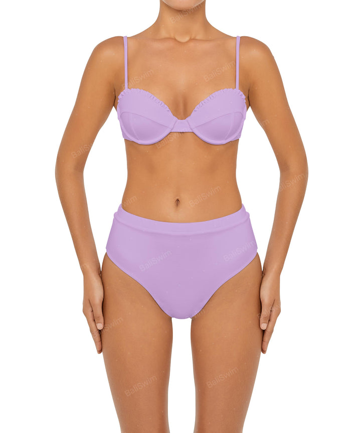 BSWS-T88 Ruffles Underwire Bikini Top