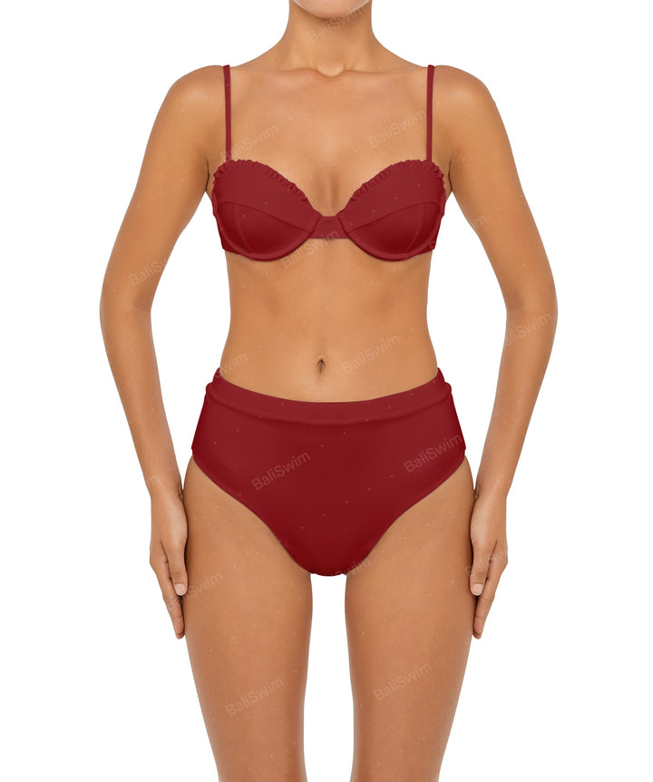 BSWS-B88 High Rise Bikini Bottom