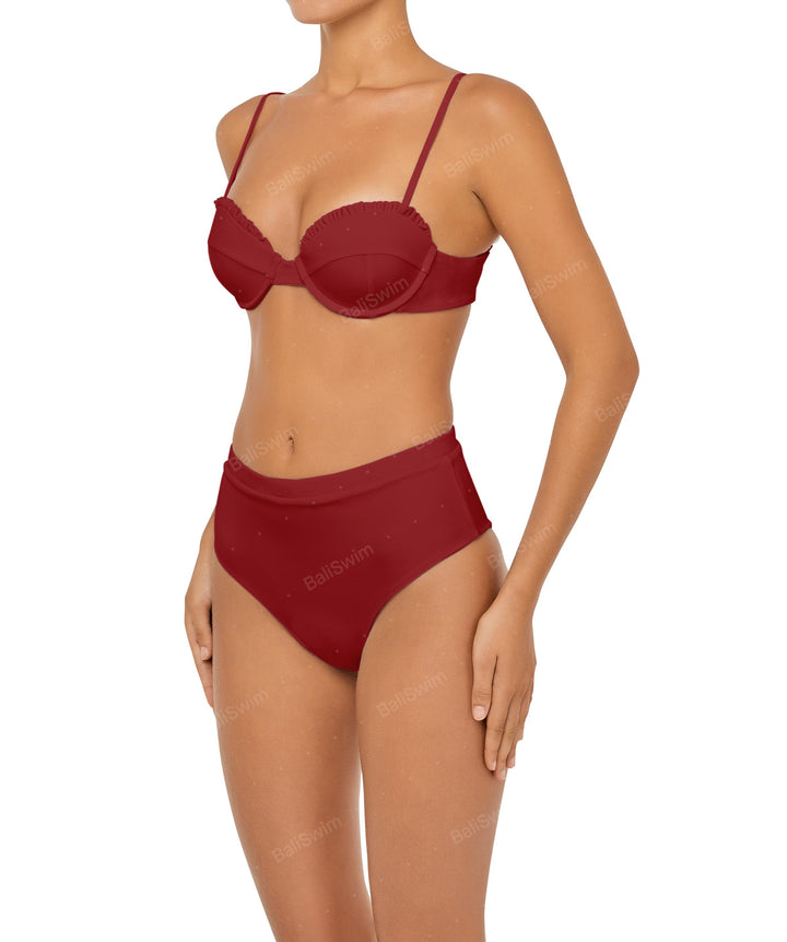 BSWS-B88 High Rise Bikini Bottom