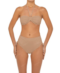 BSWS-T89 Bandeau Halter Neck Bikini Top