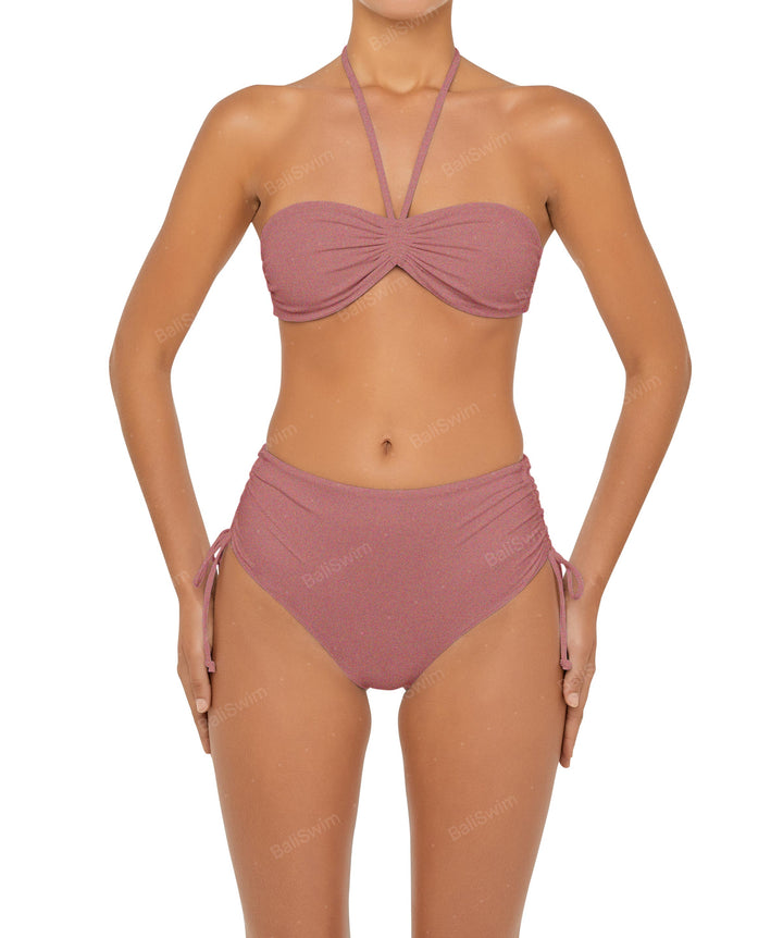 BSWS-T89 Bandeau Halter Neck Bikini Top