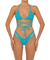 BSWS-B91 V-Waisted Double Strap Bikini Bottom