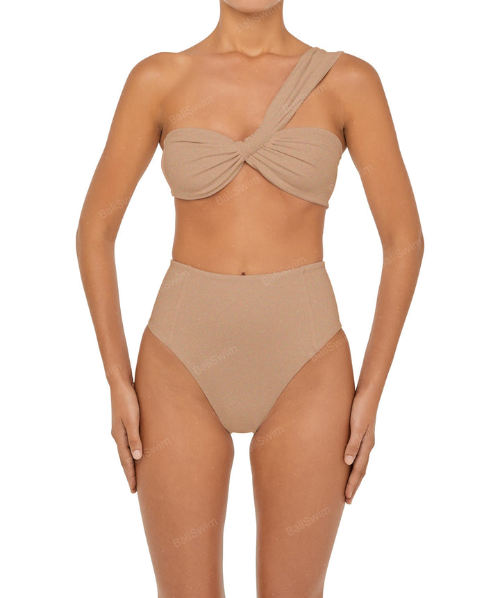 BSWS-B92 High Waisted Princess Seam Bikini Bottom