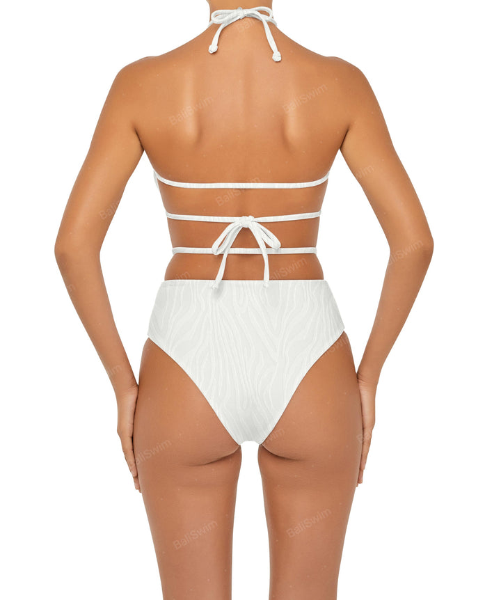 BSWS-B93 High Rise Waist Strap Bikini Bottom