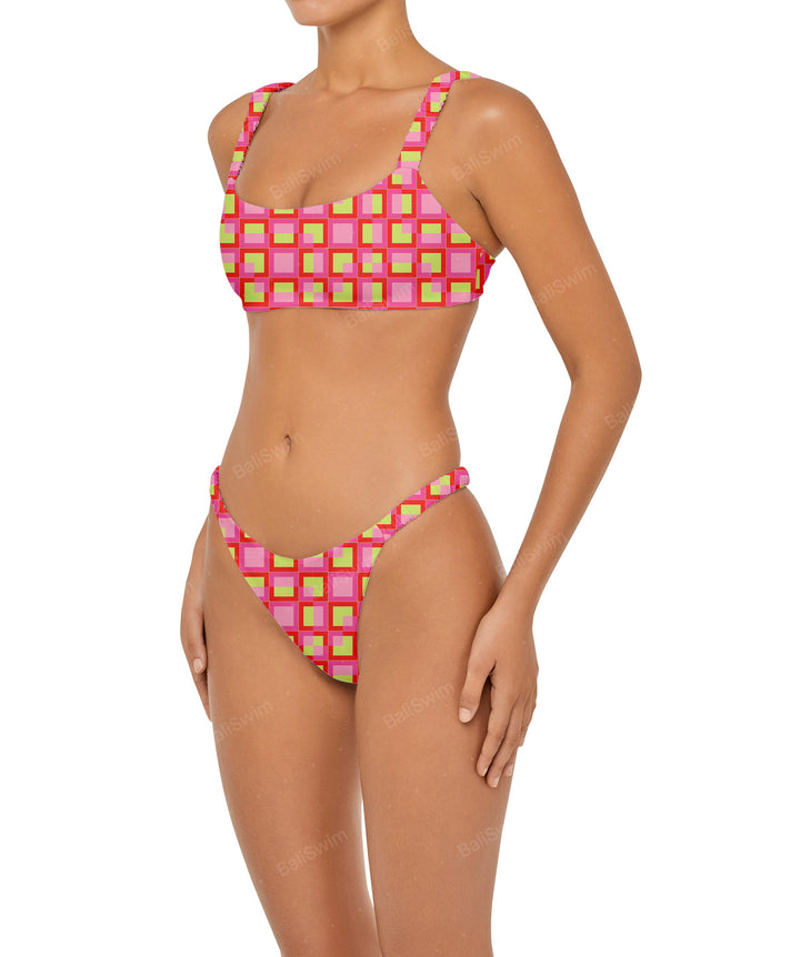 BSWS-B94 Gathered Strap Bikini Bottom