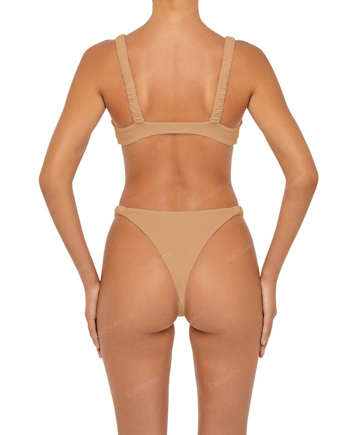 BSWS-B94 Gathered Strap Bikini Bottom
