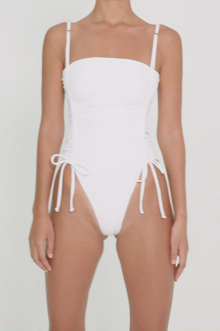 BSWS-S52 Princess Line Ruched One Piece